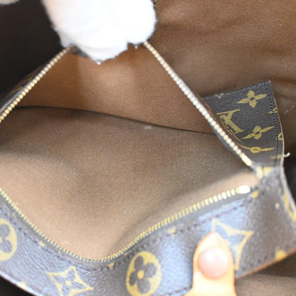 Louis Vuitton Randonnee Backpack Monogram Canvas, BROWN, CANVAS, Shoulder bag