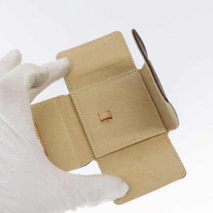 Louis Vuitton CASE JEWELRY BOX Canvas, BROWN, CANVAS, Wallets