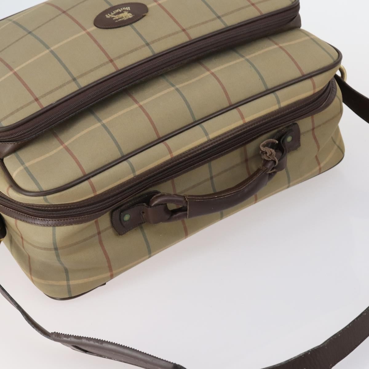 Burberry Nova check boston bag Canvas, BEIGE, CANVAS, Travel bag