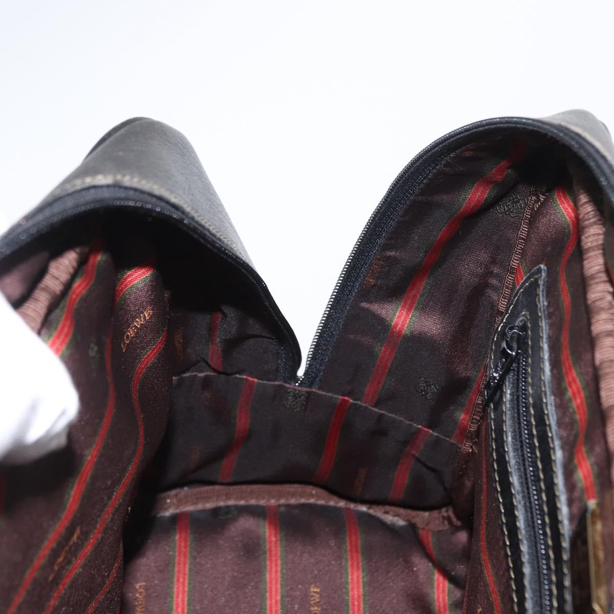 Loewe Vintage Velazquez Top Handle Bag Leather, BROWN, LEATHER, Handbag