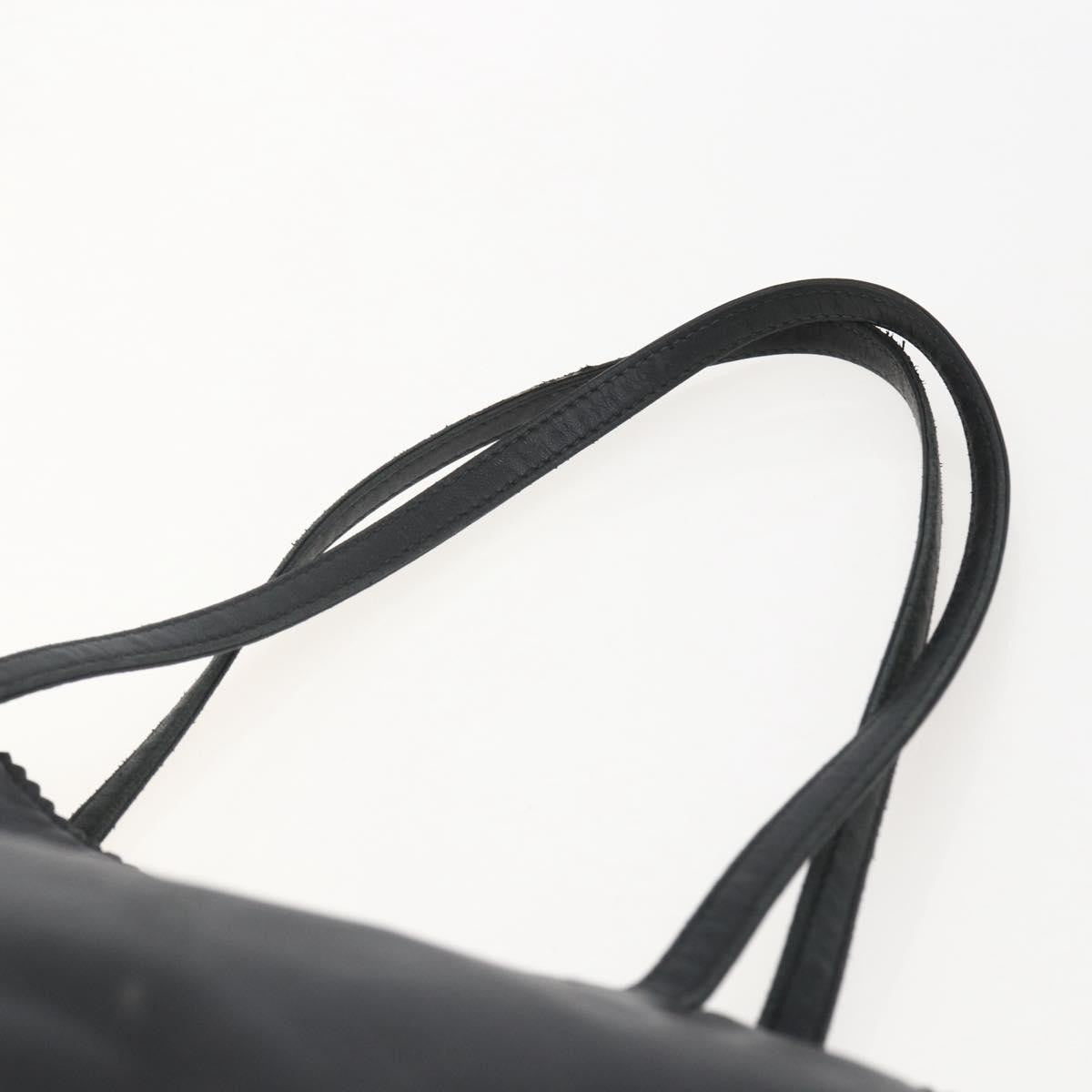 Loewe Anagram Tote Leather, BLACK, LEATHER, Tote bag