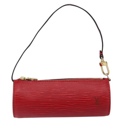 Louis Vuitton Soufflot Pochette Epi Leather, RED, LEATHER, Clutche & pouche