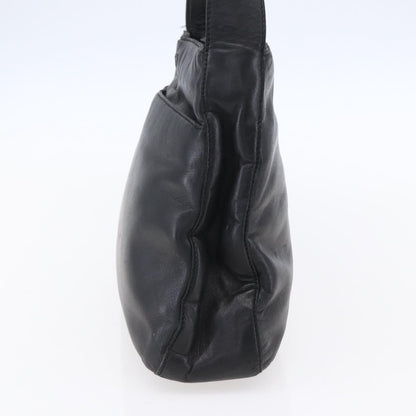 Loewe Anagram Shoulder Bag Leather, BLACK, LEATHER, Shoulder bag