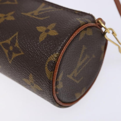 Louis Vuitton Papillon Pochette Monogram Canvas, BROWN, CANVAS, Handbag