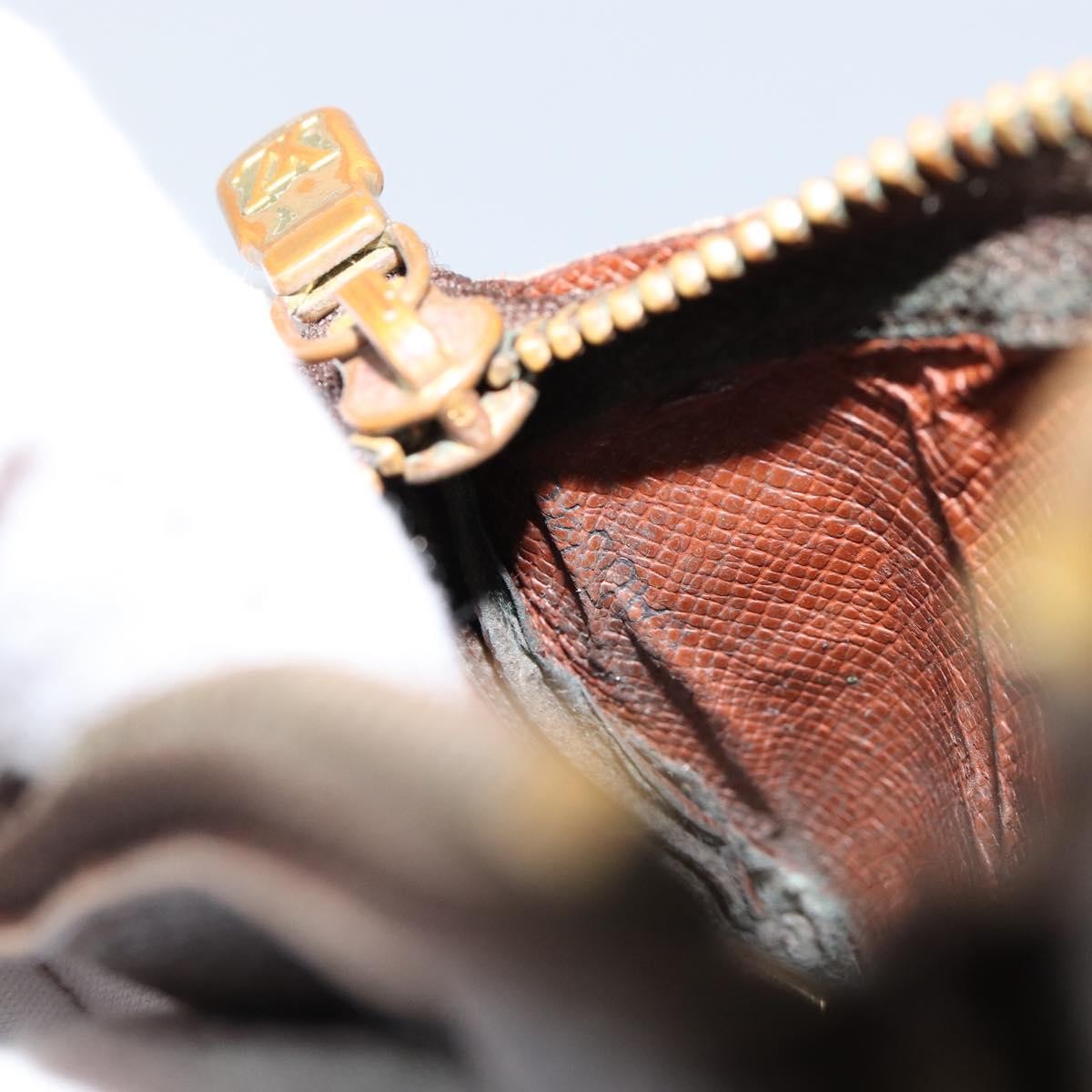 Louis Vuitton Pochette Clés Monogram Canvas, BROWN, CANVAS, Wallets