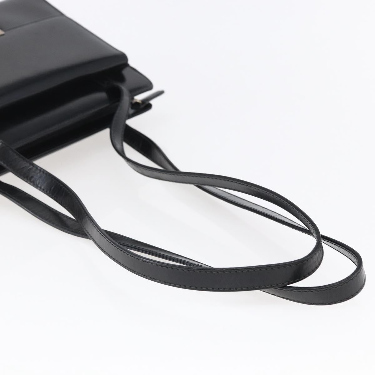 Gucci Vintage Square G Camera Shoulder Bag Leather, BLACK, LEATHER, Shoulder bag