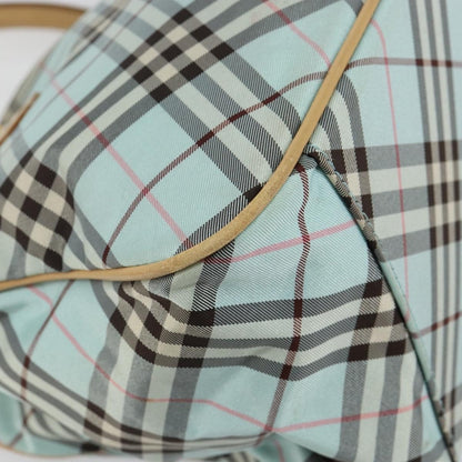 Burberry Nova Check Tote Nylon, BLUE, NYLON, Tote bag