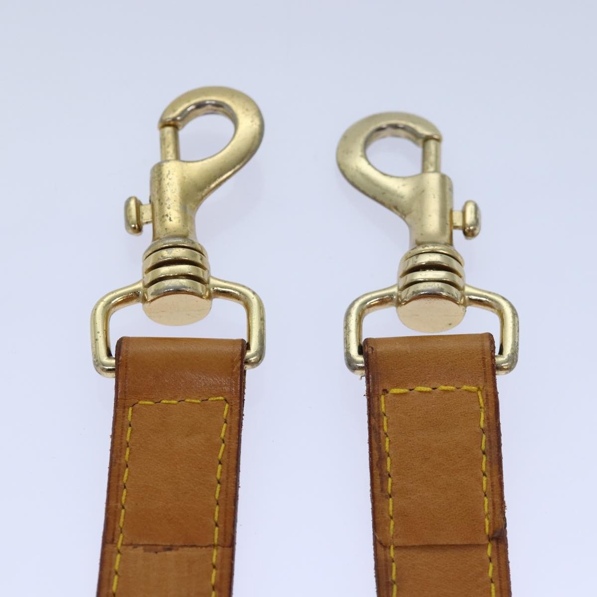 Louis Vuitton Adjustable Shoulder Strap Taiga Leather, BEIGE, LEATHER, Straps