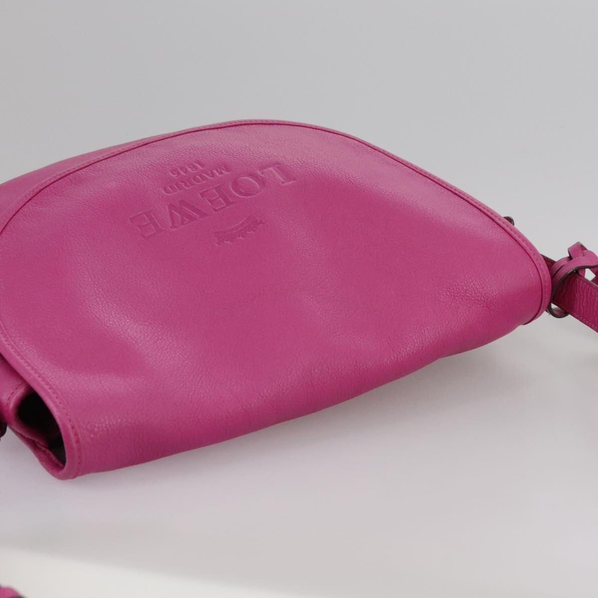 Loewe Heritage Messenger Leather, PINK, LEATHER, Shoulder bag