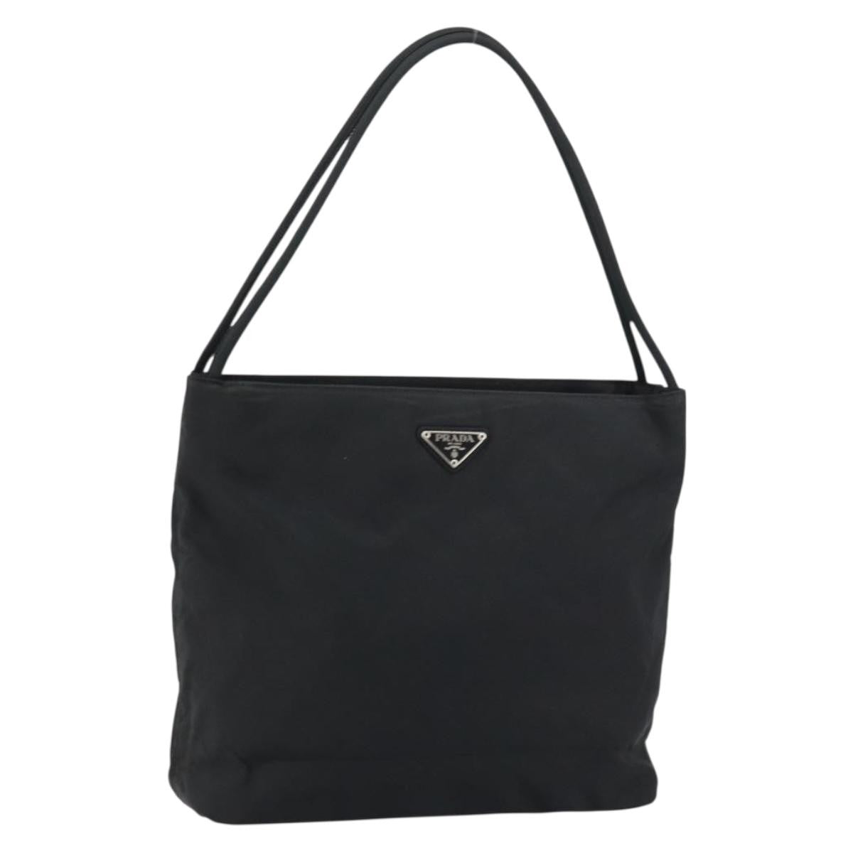 Prada Vintage Tote Tessuto, BLACK, NYLON, Tote bag
