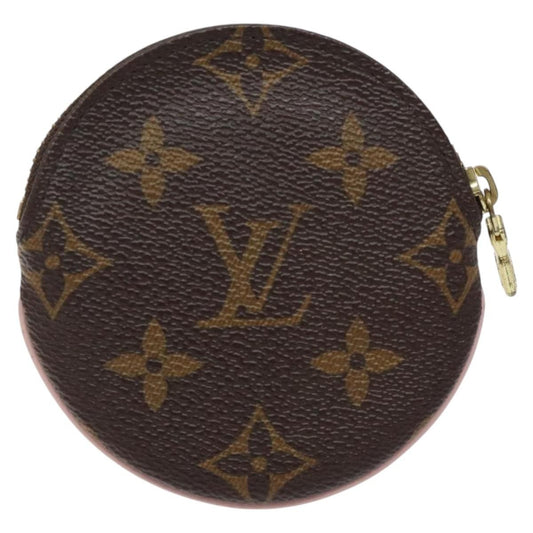 Louis Vuitton Round Coin Purse Limited Edition Monogram Canvas, BROWN, CANVAS, Wallets