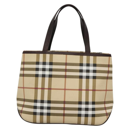 Burberry Nova Check Handbag Nova Check Canvas, BEIGE, CANVAS, Handbag