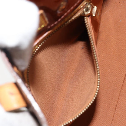 Louis Vuitton Reade Handbag Monogram Vernis, BROWN, PATENT_LEATHER, Handbag