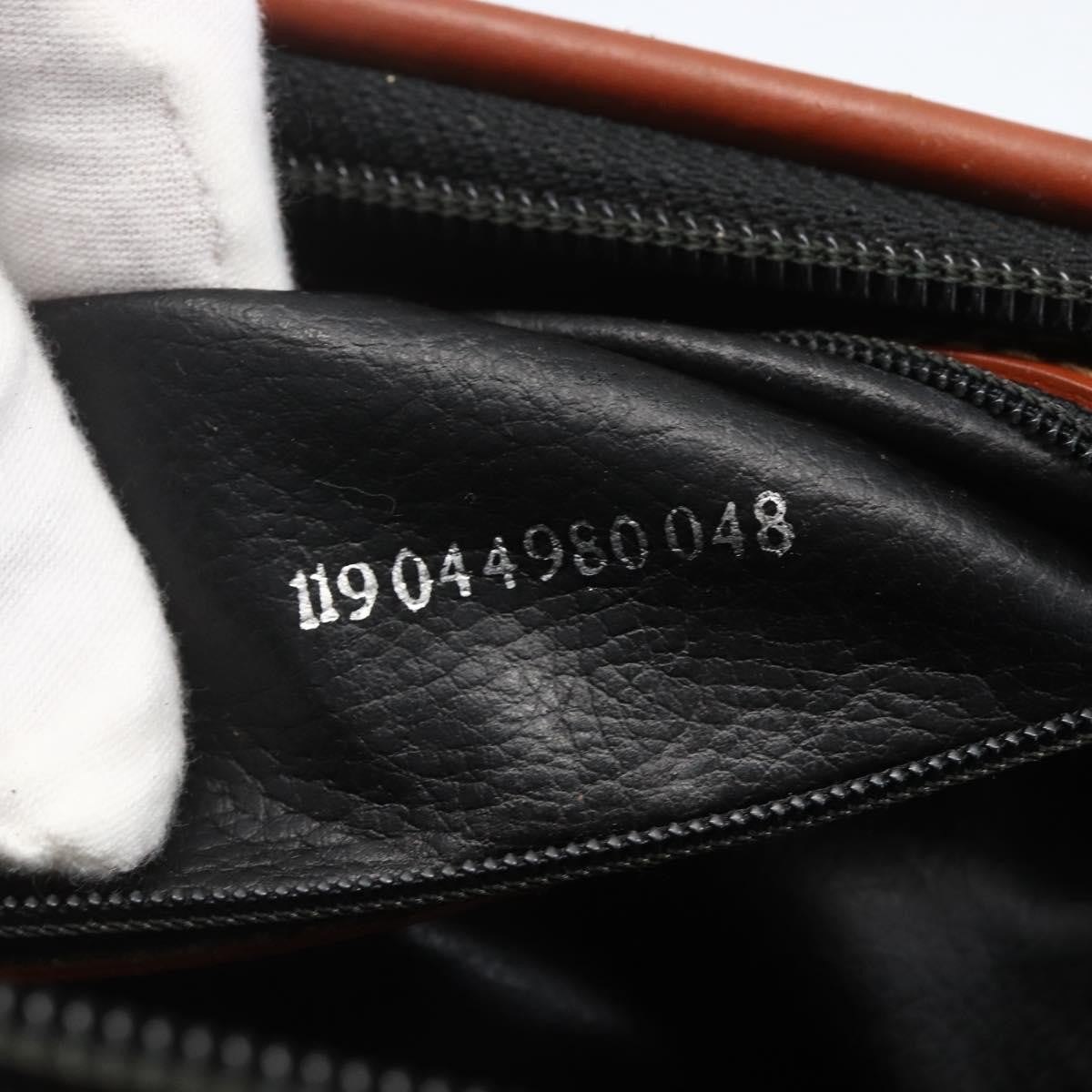 Fendi Vintage Pequin Convertible Boston Bag Coated Canvas, BLACK, PVC, Handbag