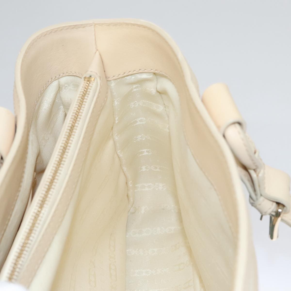 Celine Boogie Satchel Leather, BLUE, LEATHER, Handbag