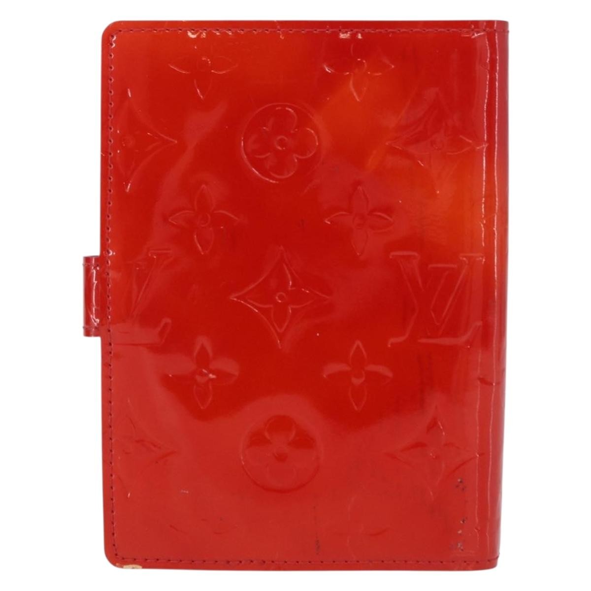 Louis Vuitton Agenda Cover Patent Leather, RED, PATENT_LEATHER, Toiletry Case