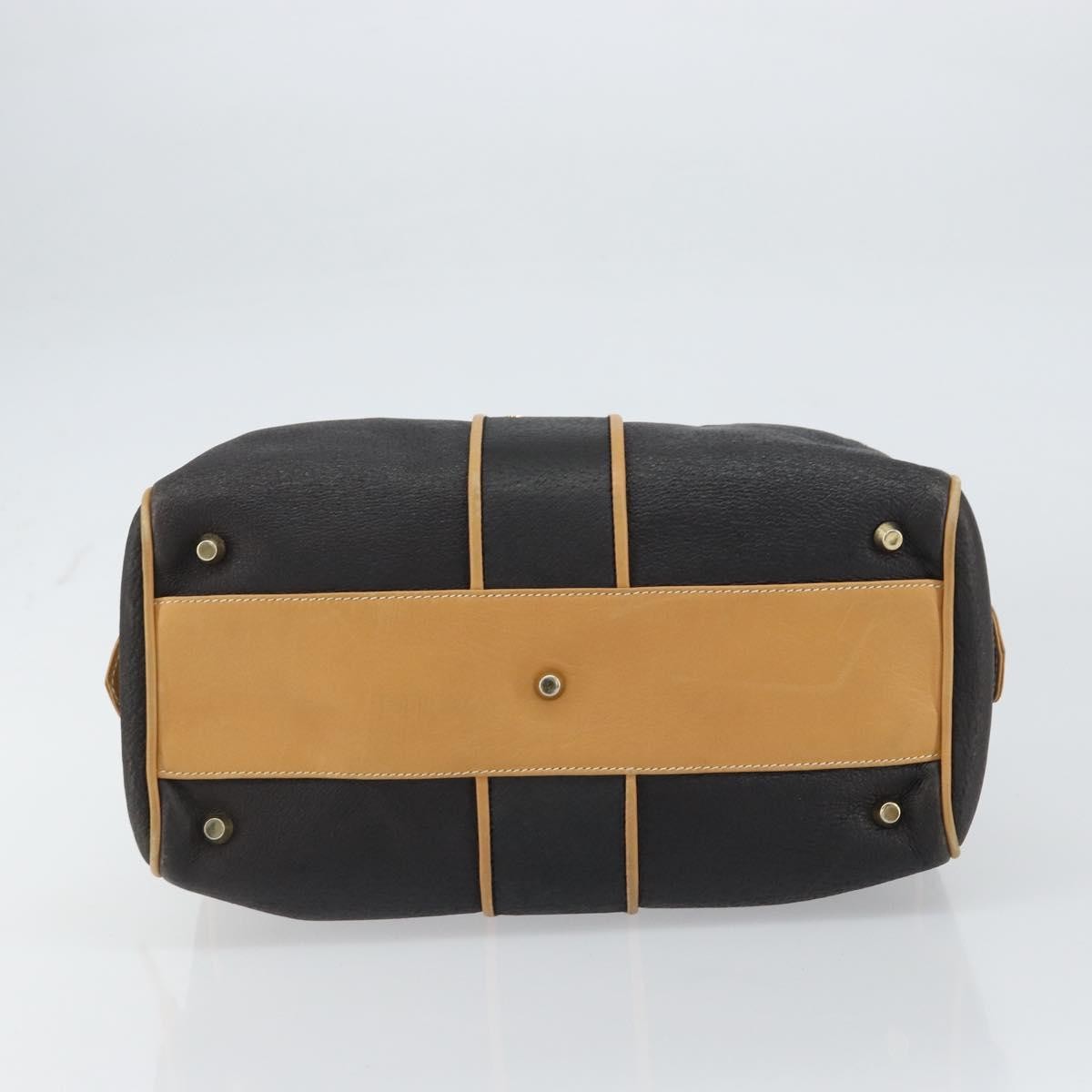 Gucci Vintage Boston Bag Leather, BLACK, LEATHER, Travel bag