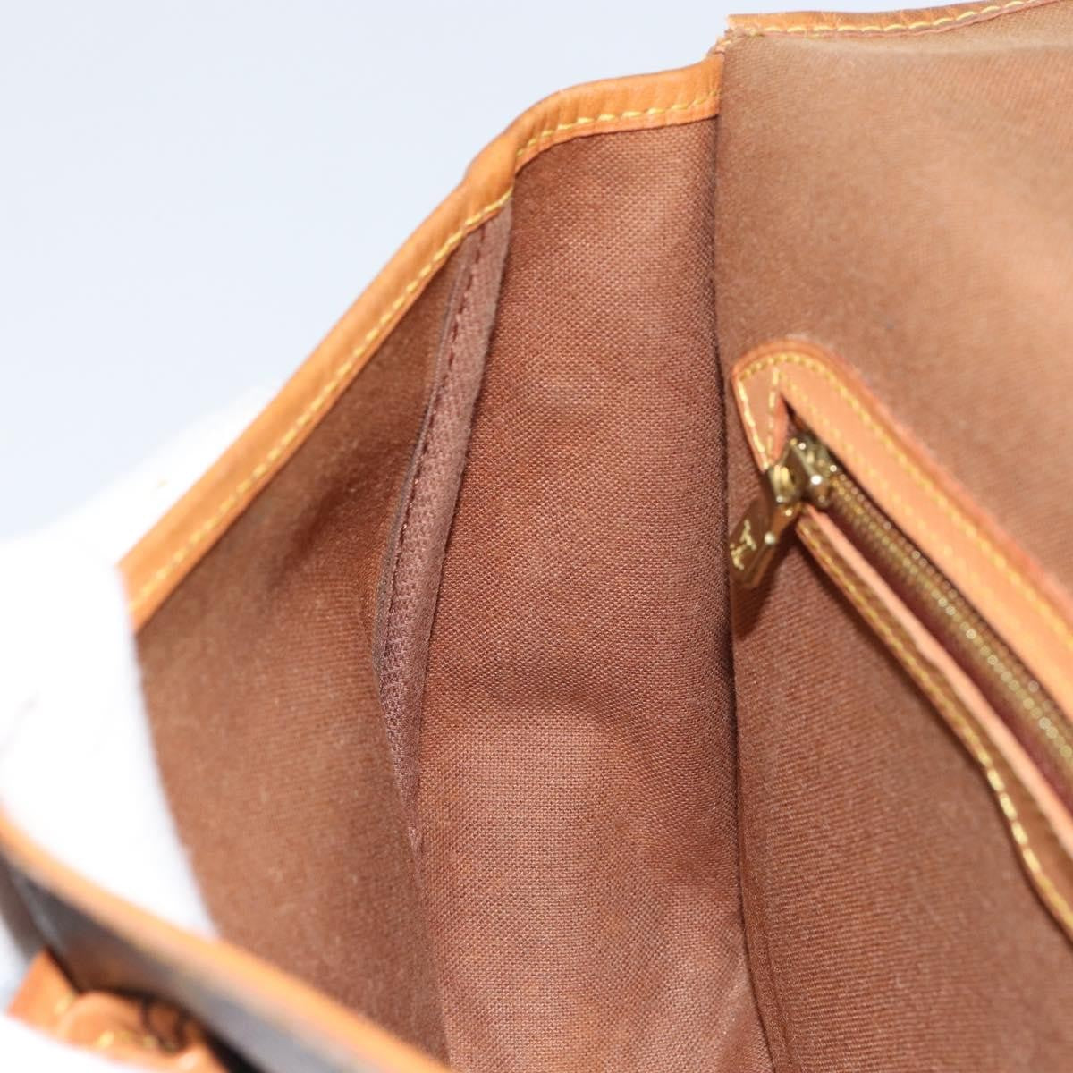 Louis Vuitton Sac Gibeciere Messenger Bag Monogram Canvas, BROWN, CANVAS, Shoulder bag