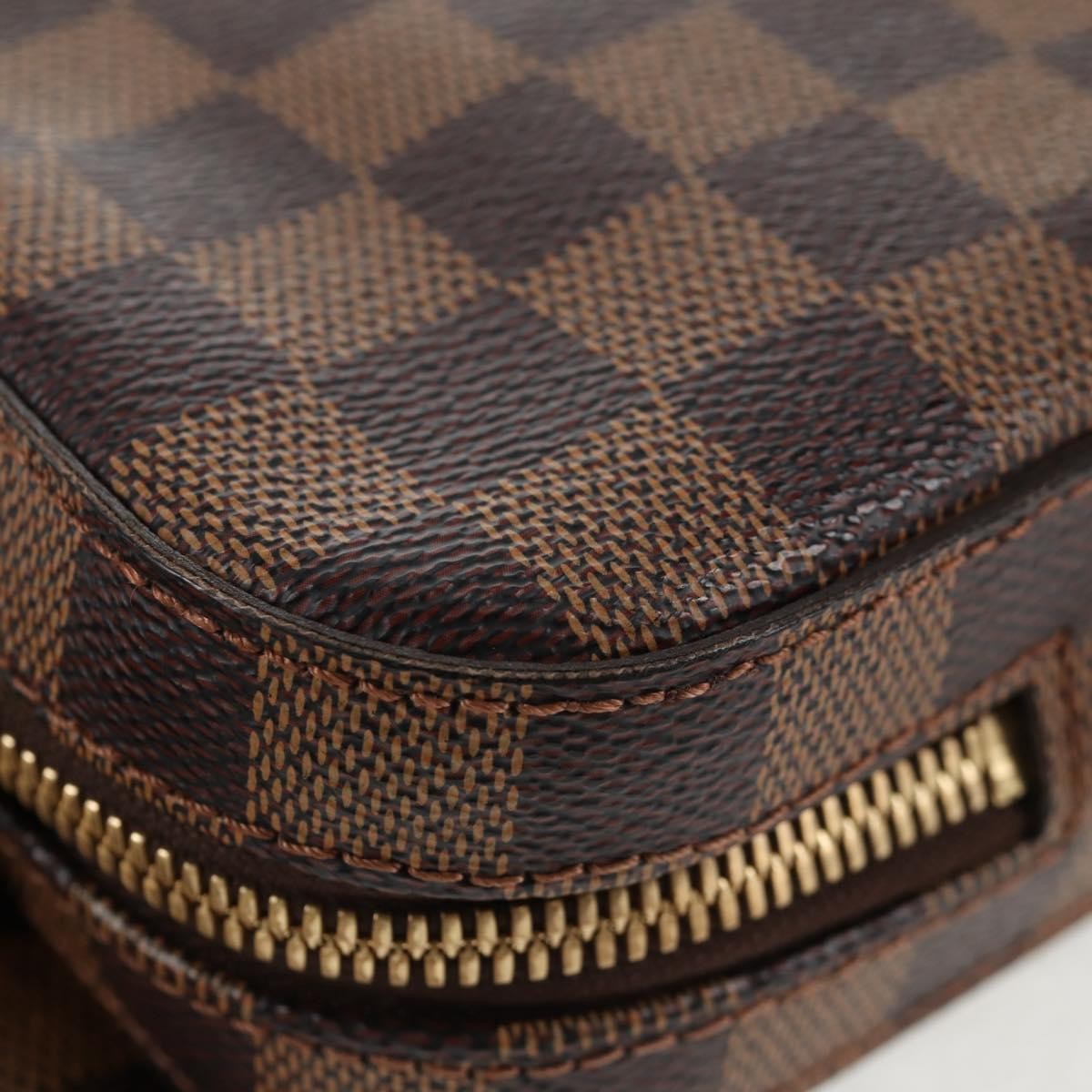 Louis Vuitton Geronimos Waist Bag Damier, BROWN, CANVAS, Shoulder bag