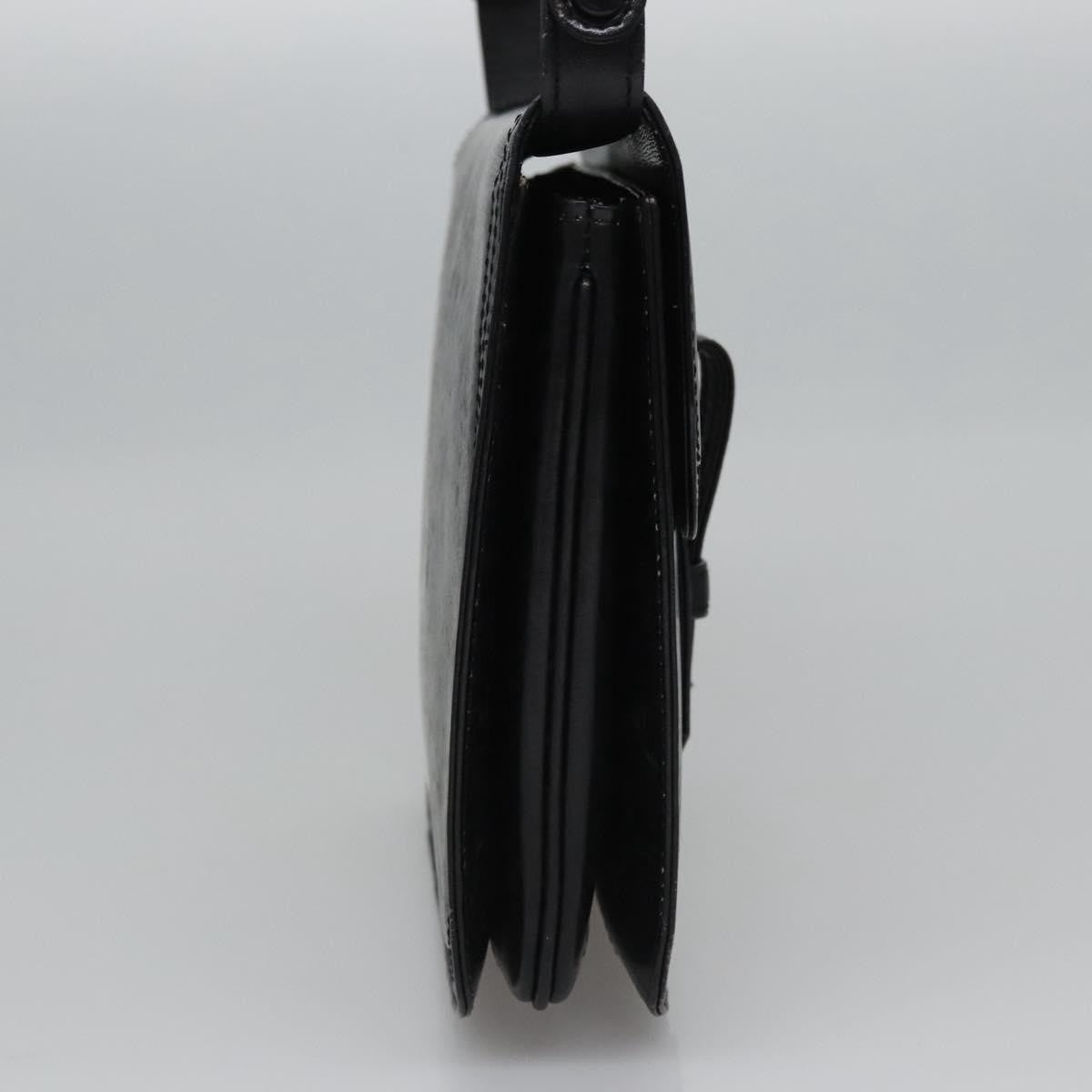 Saint Laurent Vintage Shoulder Bag Leather, BLACK, LEATHER, Shoulder bag