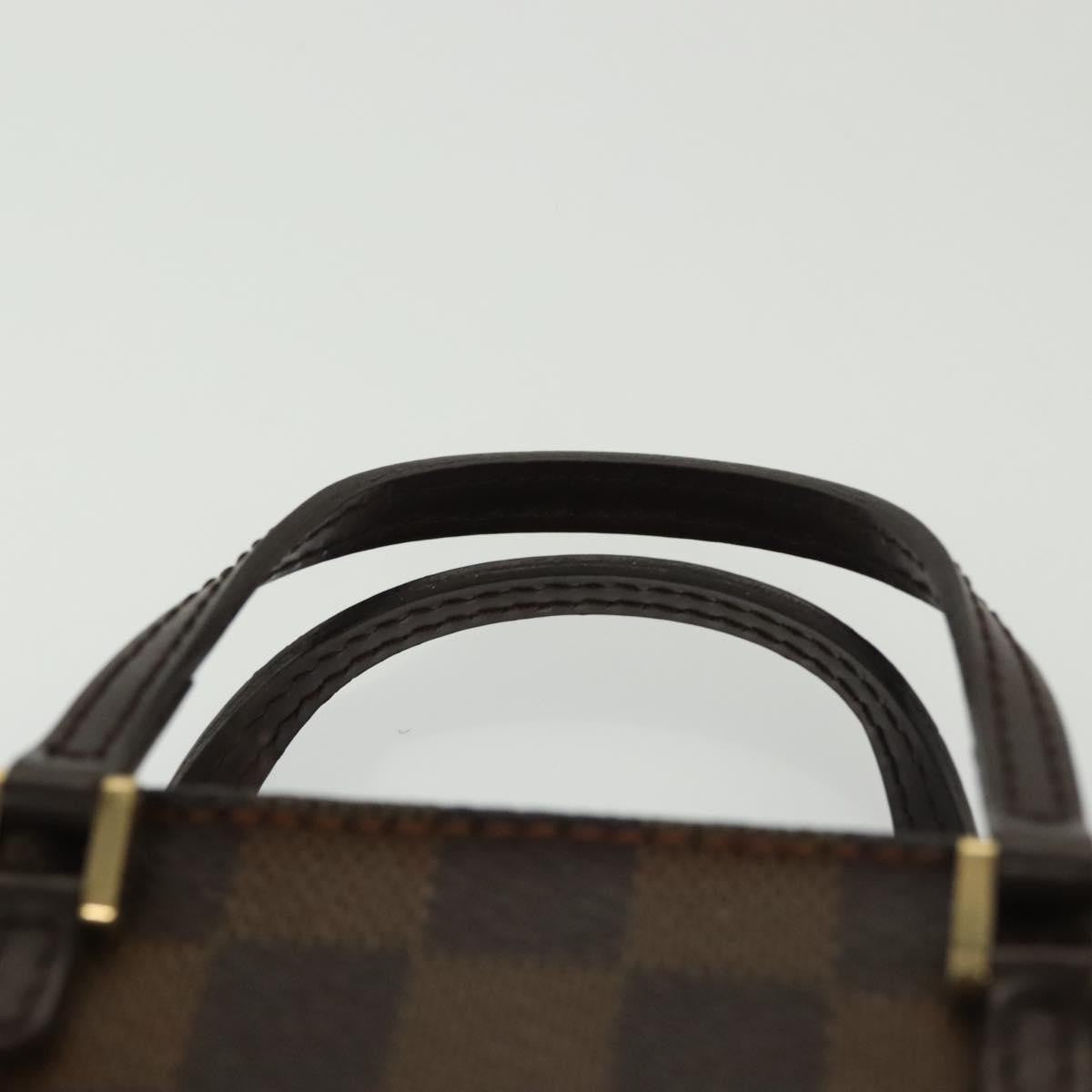 Louis Vuitton Manosque Pochette Damier, Brown, Canvas, Clutch