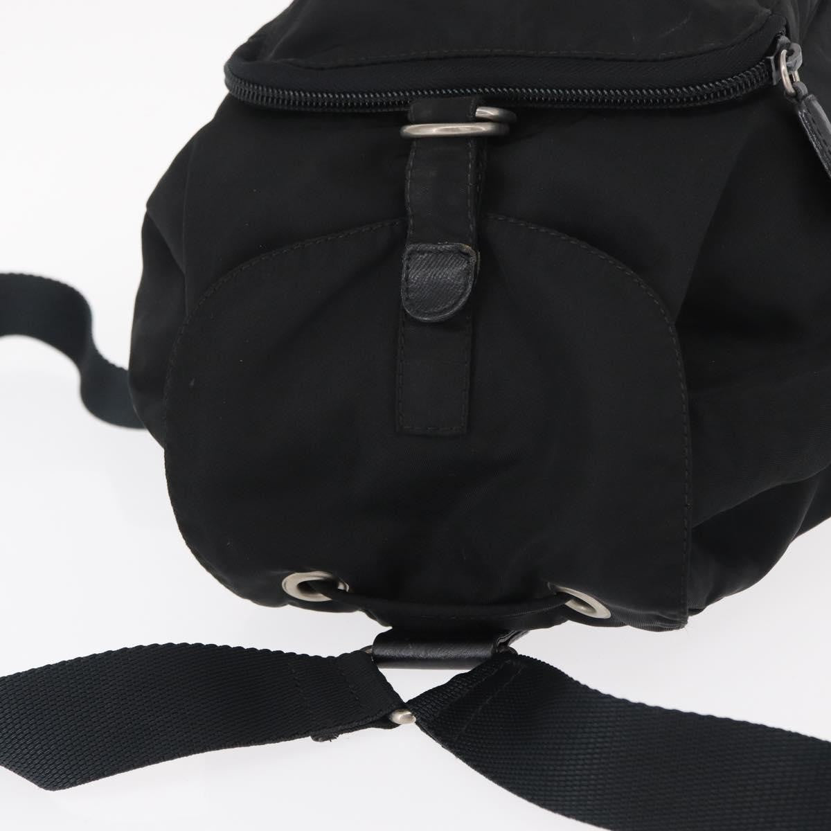 Prada Front Pocket Backpack Tessuto, BLACK, NYLON, Backpack
