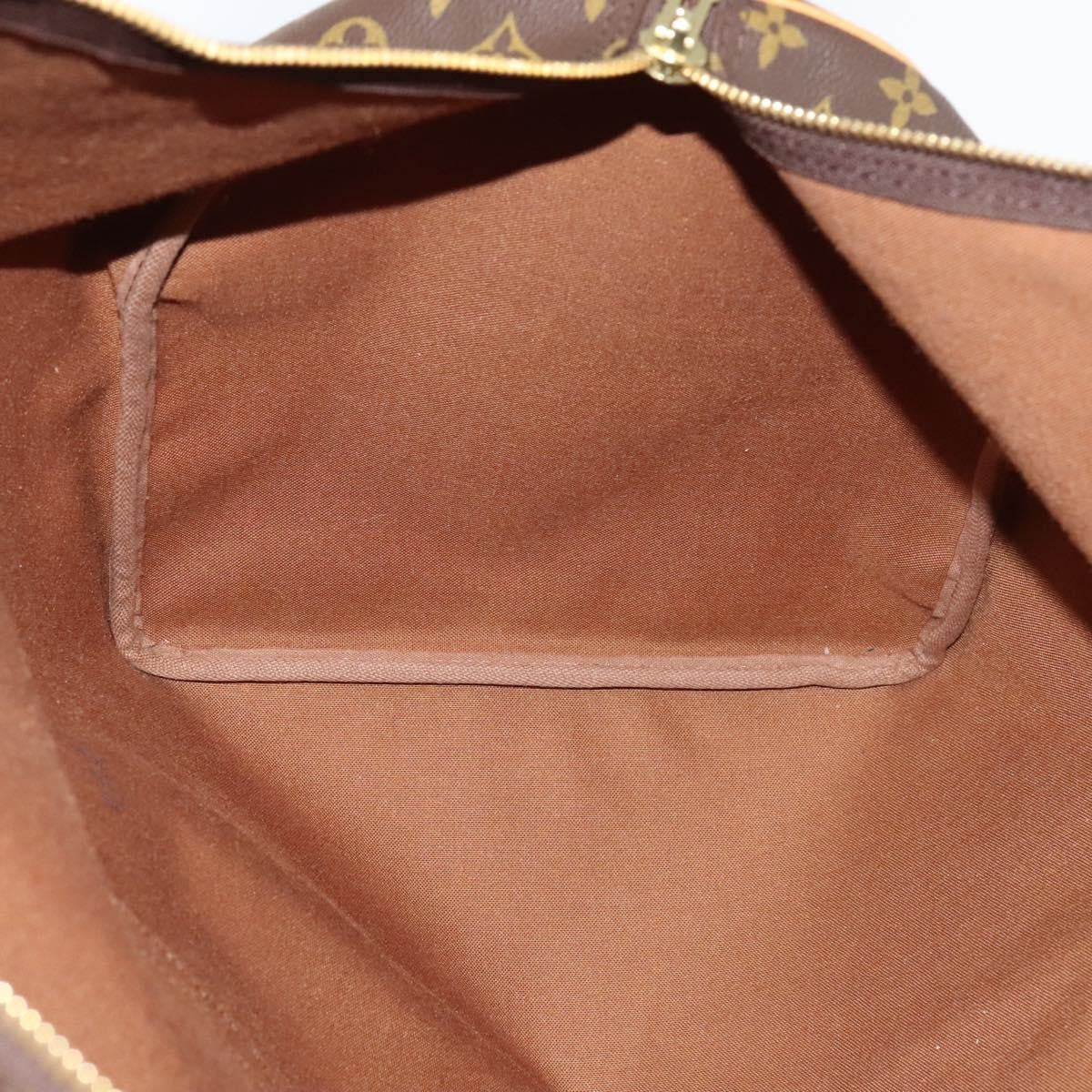 Louis Vuitton Keepall Bag Monogram Canvas, BROWN, CANVAS, Travel bag