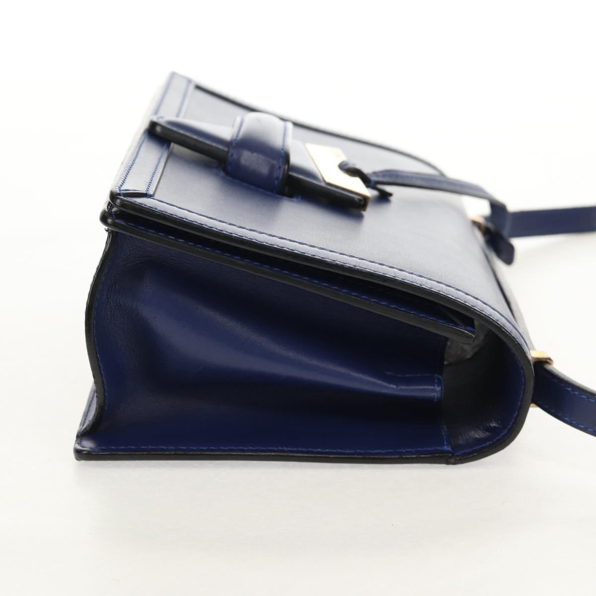 Loewe Barcelona Shoulder Bag Leather, BLUE, LEATHER, Shoulder bag