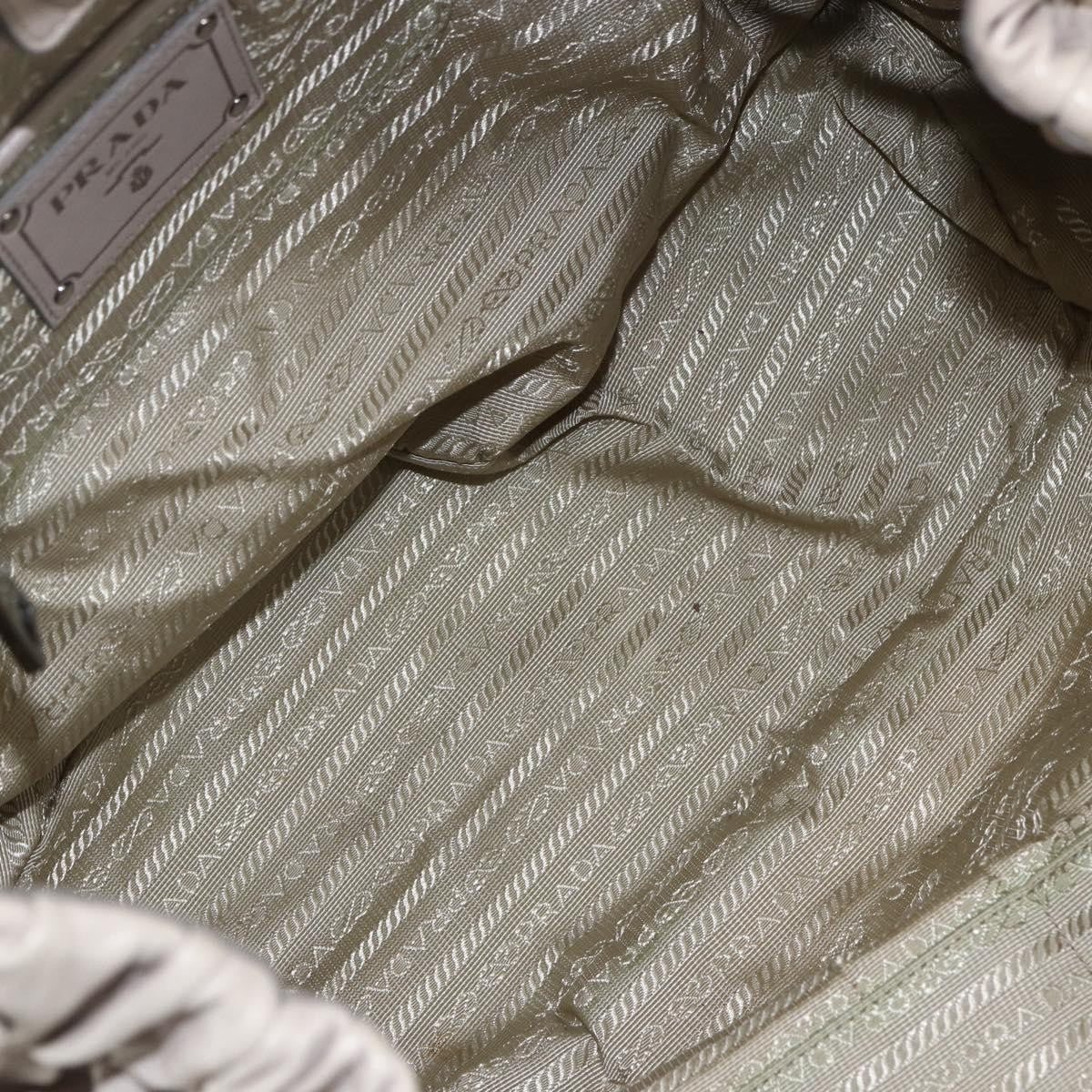 Prada Gaufre Convertible Tote Nappa Leather, BEIGE, LEATHER, Handbag