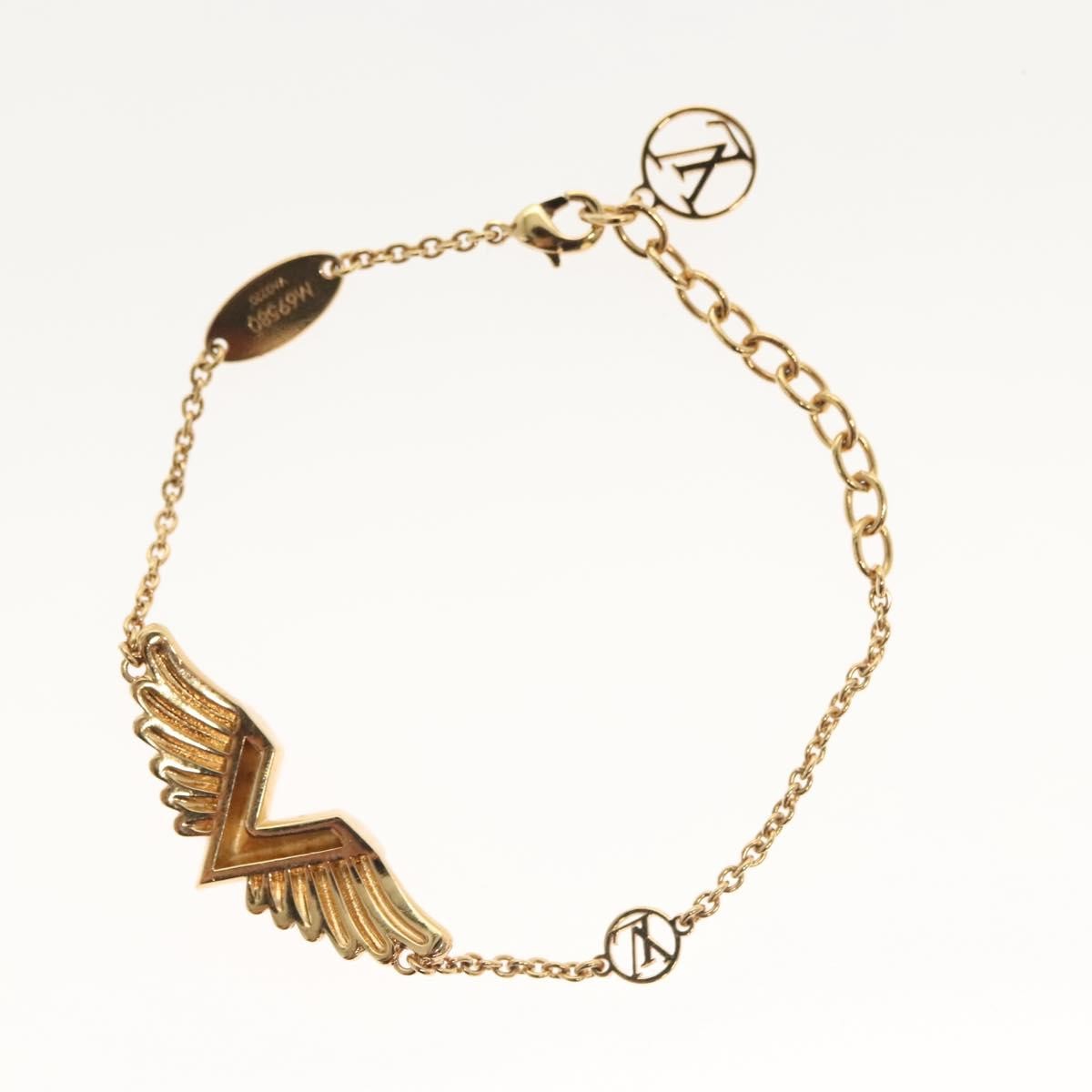 Louis Vuitton Essential V California Dreaming Bracelet Metal with Crystals, GOLD, METAL, Bracelet