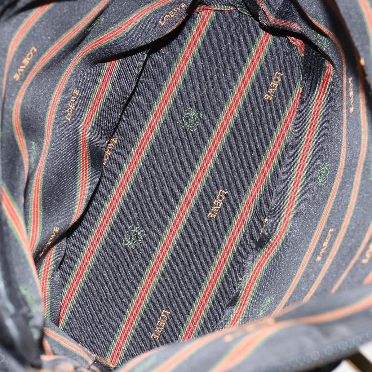 Loewe Anagram handbag Leather, BLACK, LEATHER, Handbag