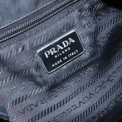 Prada Flat Messenger Bag Tessuto, BLACK, NYLON, Shoulder bag