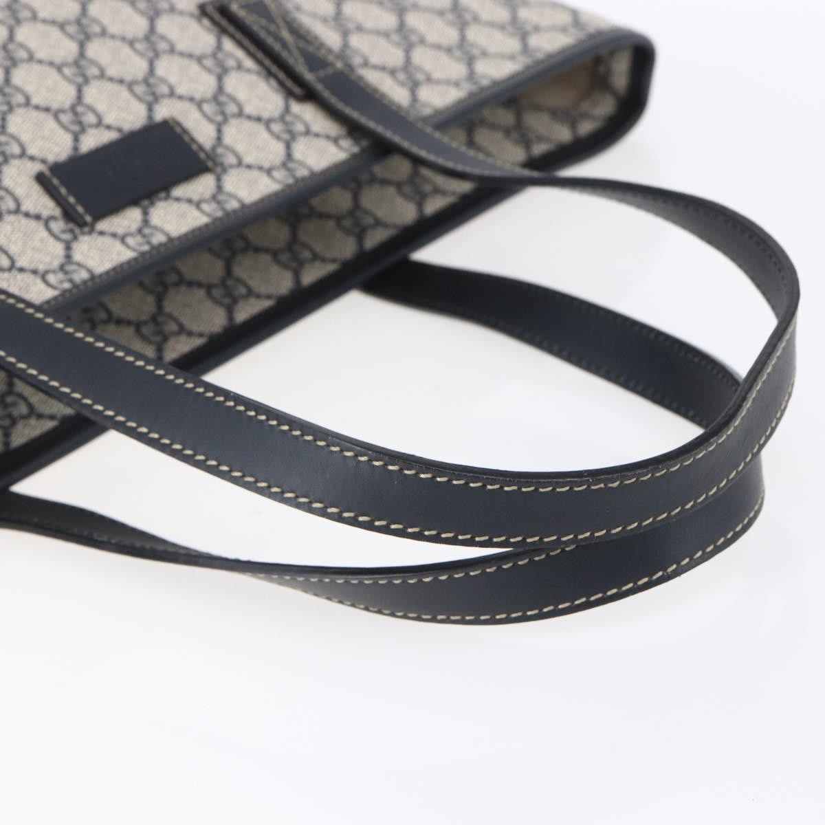 Gucci Open Tote GG Canvas, NAVY, CANVAS, Tote bag