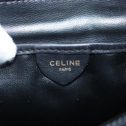 Celine Handbag Leather, BLACK, LEATHER, Handbag