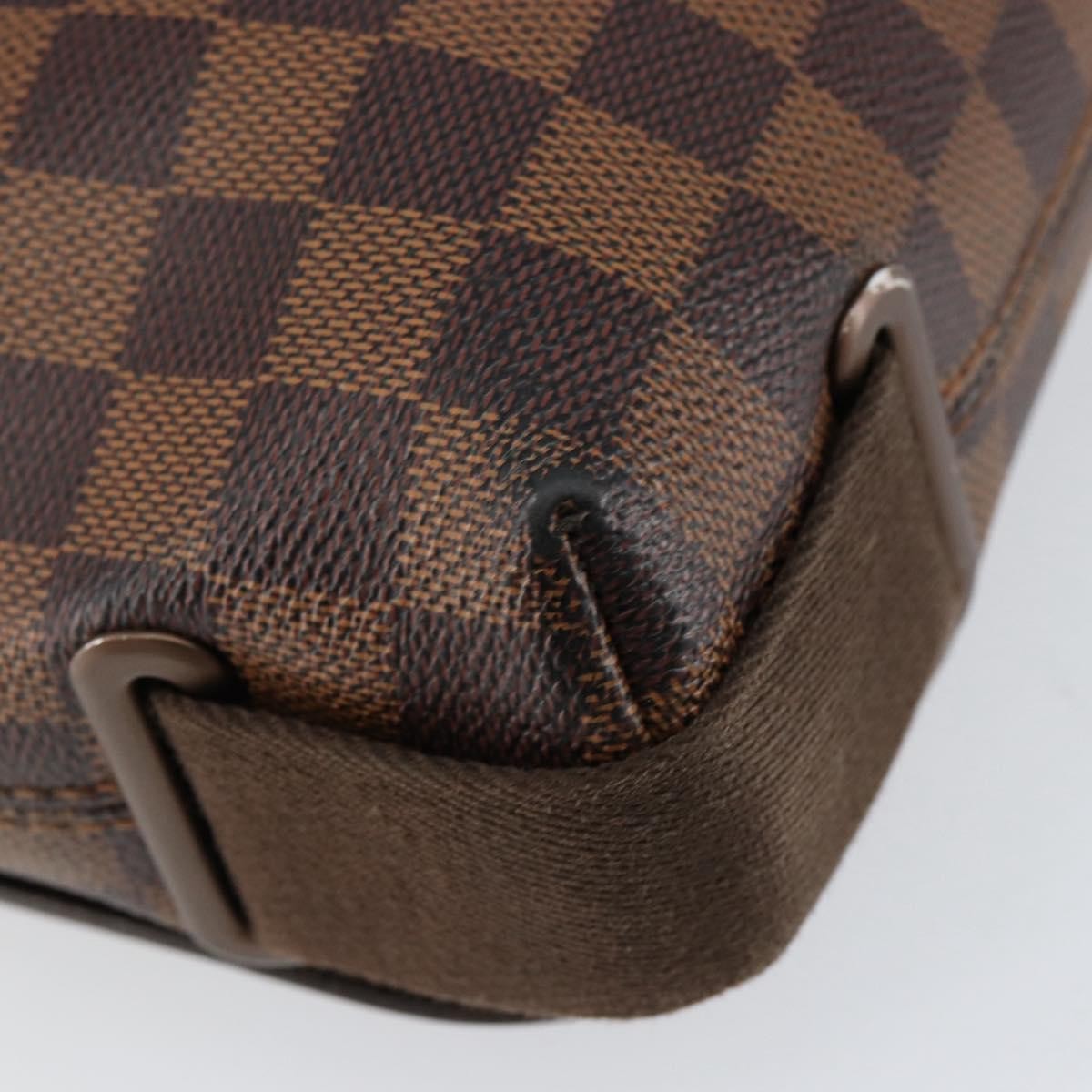 Louis Vuitton Brooklyn Handbag Damier, BROWN, CANVAS, Shoulder bag