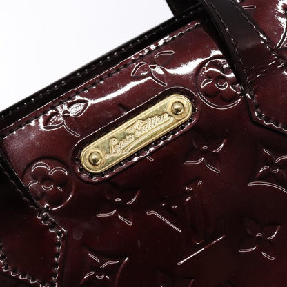 Louis Vuitton Wilshire Handbag Monogram Vernis, BURGUNDY, PATENT_LEATHER, Handbag