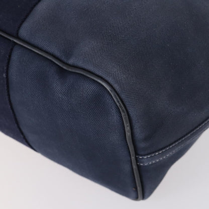 Hermes Valparaiso Bag Toile and Leather, NAVY, CANVAS, Handbag