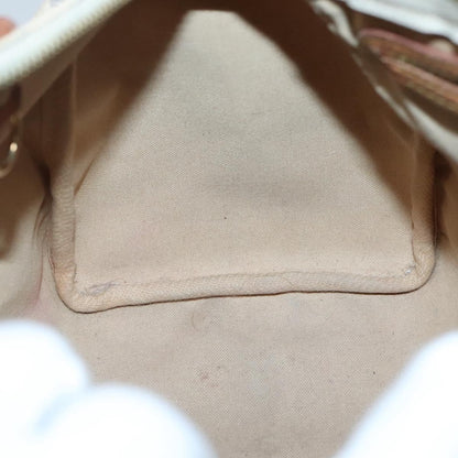 Louis Vuitton Speedy Handbag Damier, WHITE, CANVAS, Handbag