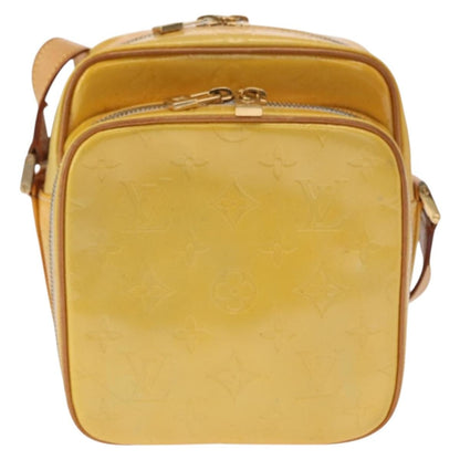 Louis Vuitton Wooster Handbag Monogram Vernis, YELLOW, PATENT_LEATHER, Shoulder bag