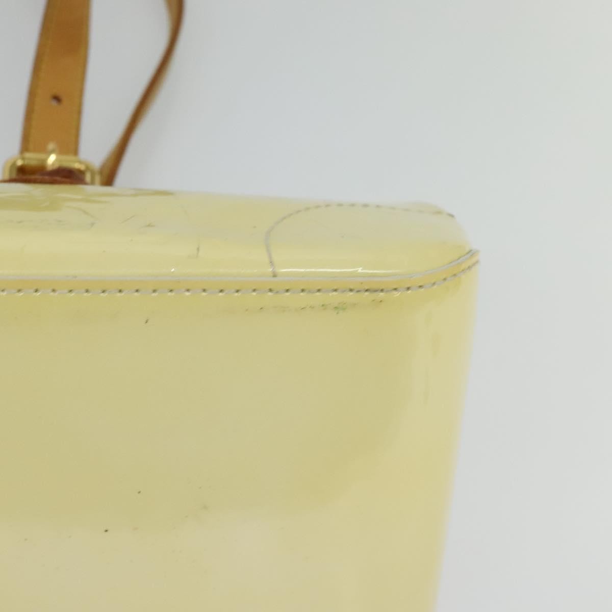 Louis Vuitton Rosewood Avenue Handbag Monogram Vernis, BEIGE, PATENT_LEATHER, Handbag