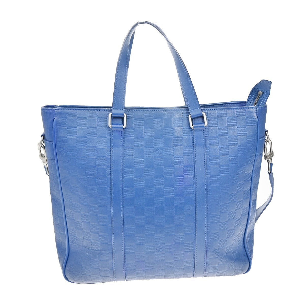 Louis Vuitton Tadao Handbag Damier Infini Leather, BLUE, LEATHER, Handbag