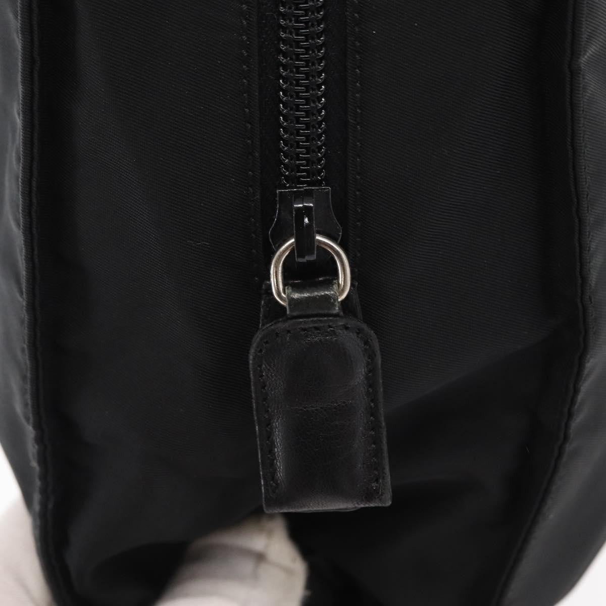 Prada Vintage Shoulder Bag Tessuto, BLACK, NYLON, Shoulder bag