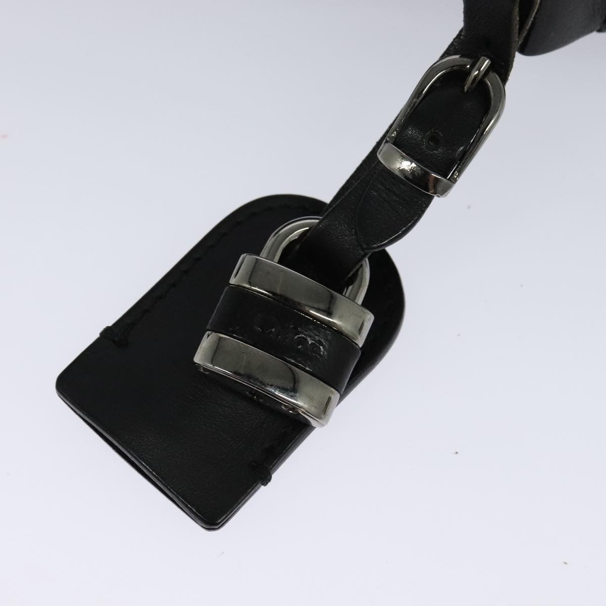 Chloe Paddington Body Leather, BLACK, LEATHER, Shoulder bag