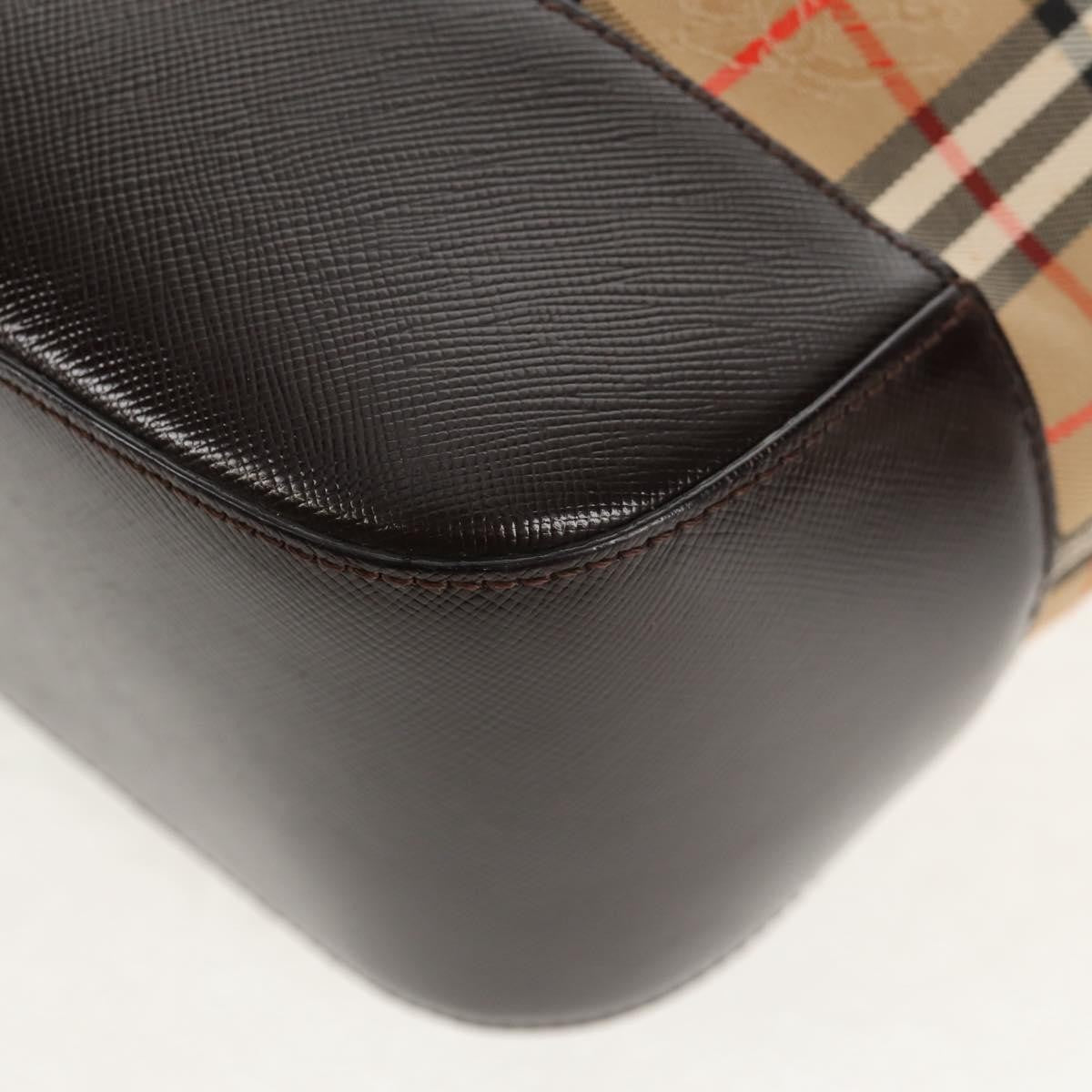 Burberry Nova Check Handbag Nova Check Canvas and leather, BEIGE, CANVAS, Handbag