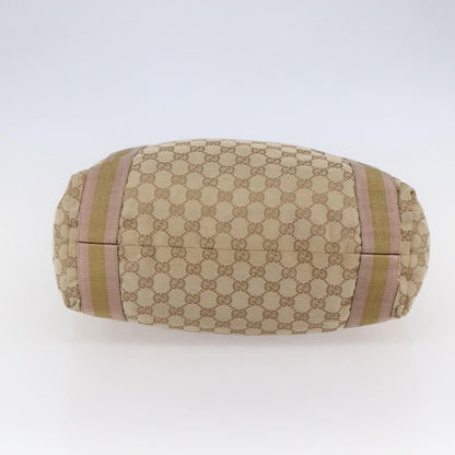 Gucci Original Web Tote GG Canvas, BEIGE, CANVAS, Tote bag