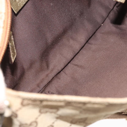 Gucci Web Strap Messenger Bag GG Canvas, BEIGE, CANVAS, Shoulder bag