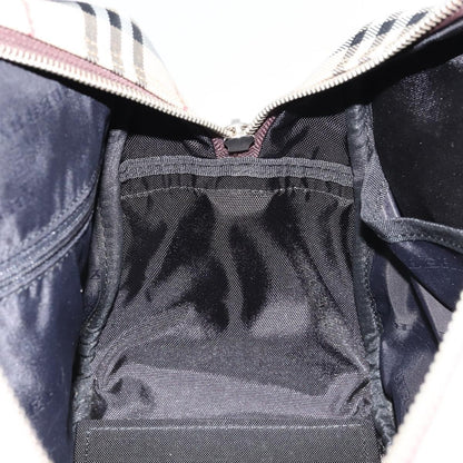 Burberry Nova Check Bowling Bag Canvas, BEIGE, NYLON, Handbag