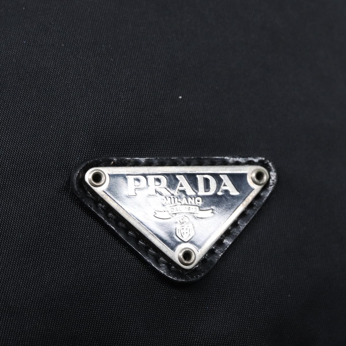 Prada Travel Pouch Tessuto, BLACK, NYLON, Travel bag