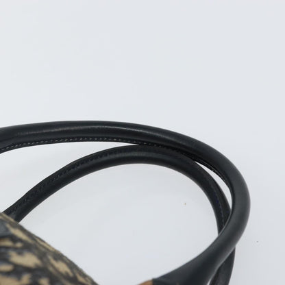 Christian Dior Vintage Trotter Boston Bag Diorissimo Canvas, NAVY, CANVAS, Handbag