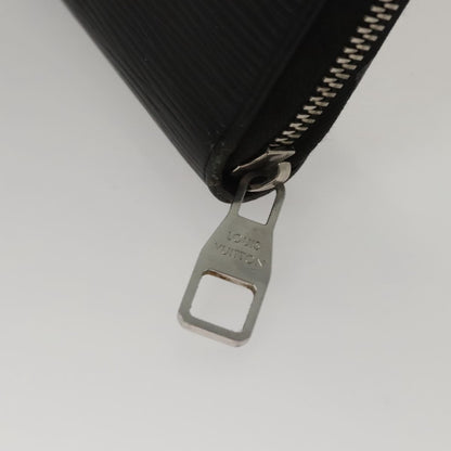 Louis Vuitton Zippy Organizer Epi Leather, BLACK, LEATHER, Wallets